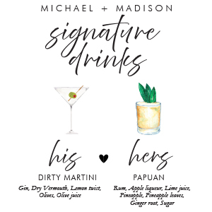 Signature Drinks